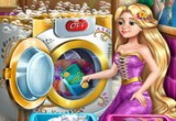 لعبة غسالة Rapunzel لغسل ملابس الاطفال